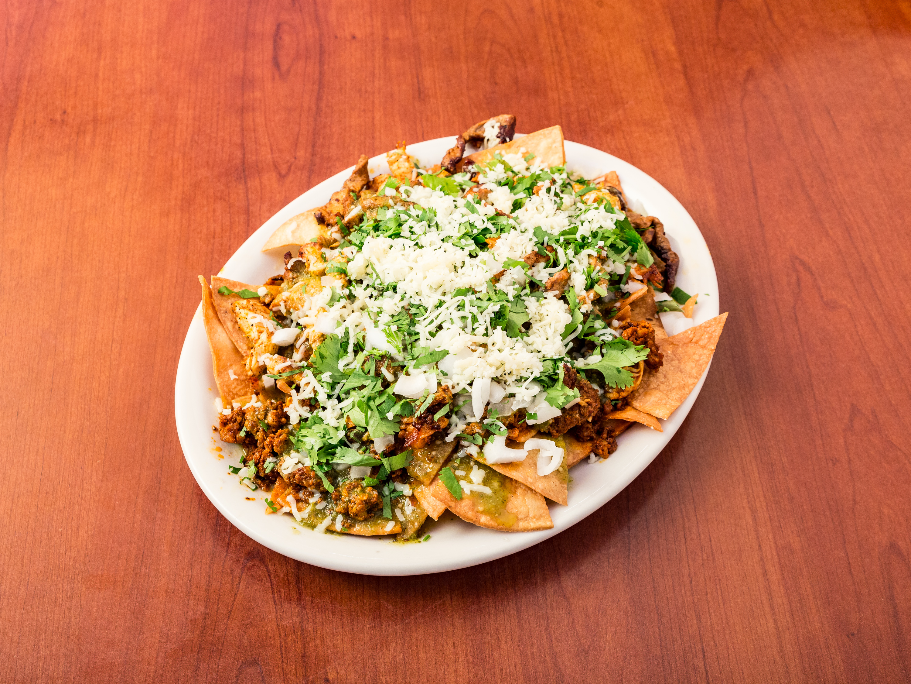 Order Authentic Mexican Nachos food online from Las Fiestas Cafe store, Nashville on bringmethat.com