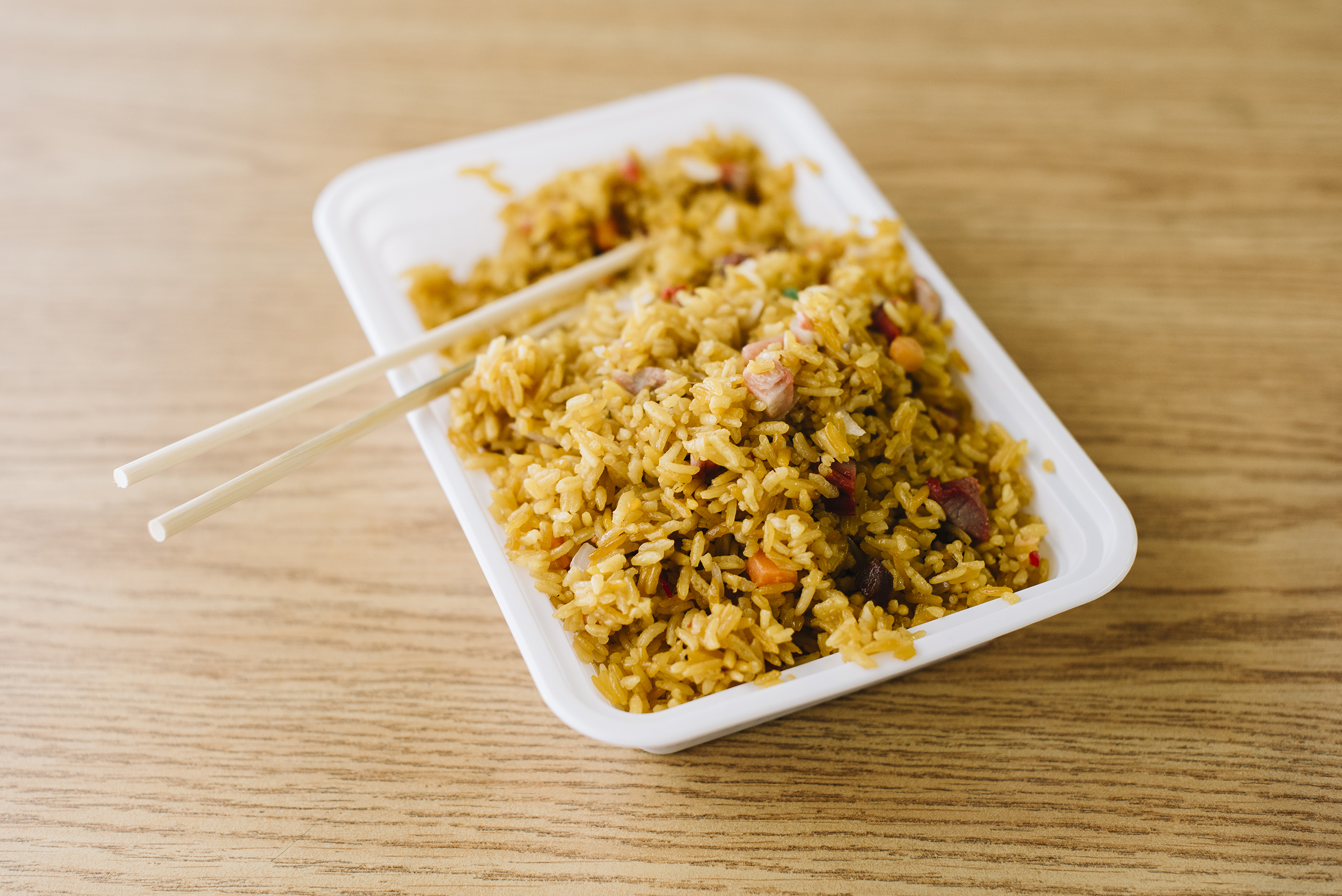 Order Pork Fried Rice food online from Superwing Chinese Restaurant store, Rochester on bringmethat.com