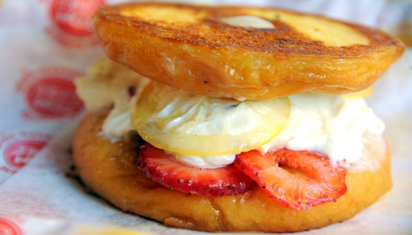 Order Grilled Cheese Donut food online from Summer Rain Cafe store, San Francisco on bringmethat.com