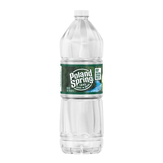 Order Poland Spring 100% Natural Spring Water Plastic Bottle, 33.8 OZ food online from Cvs store, VINELAND on bringmethat.com