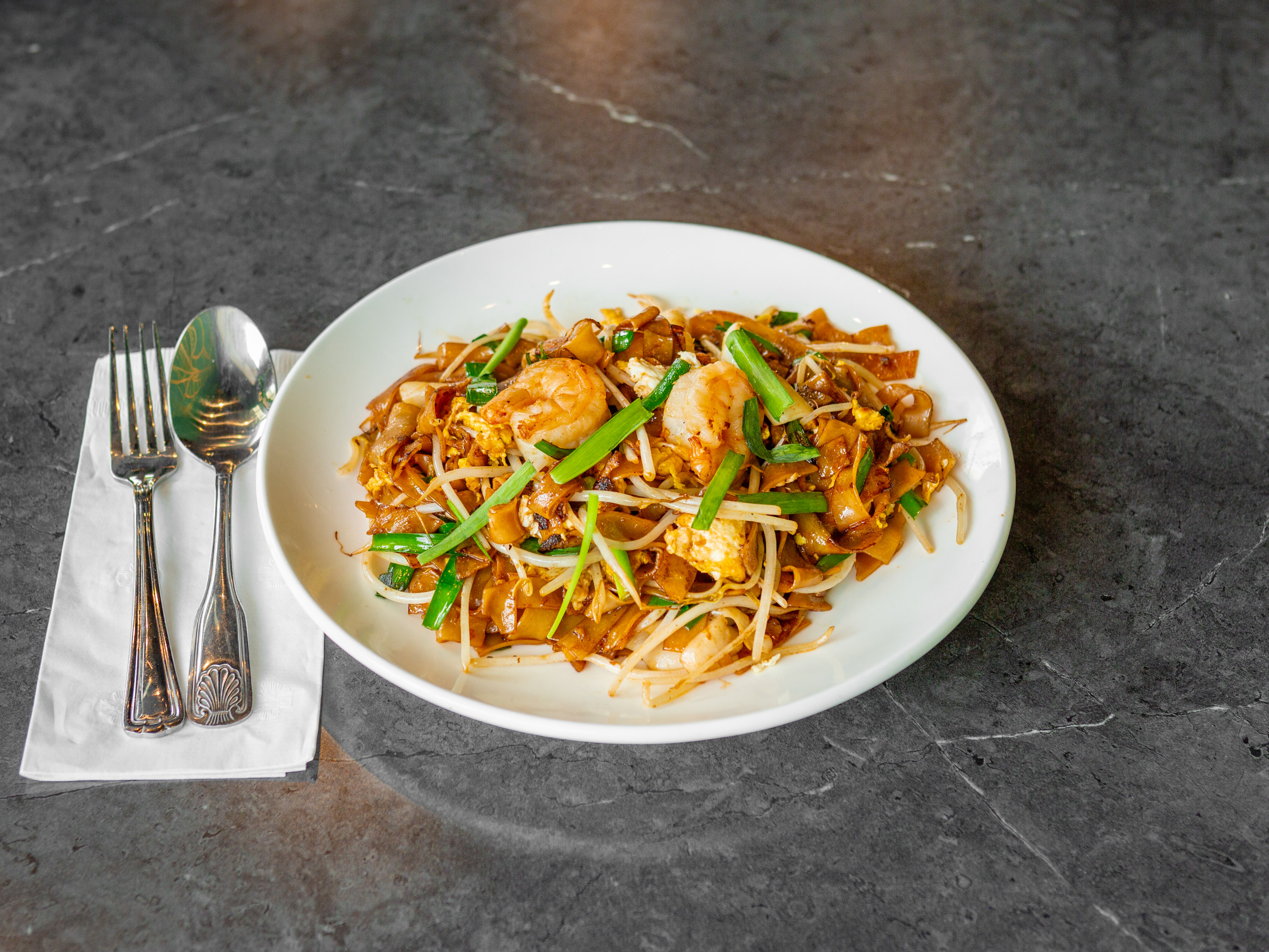 Order Chow Kway Teow food online from Mamak Vegan Kitchen store, Chamblee on bringmethat.com