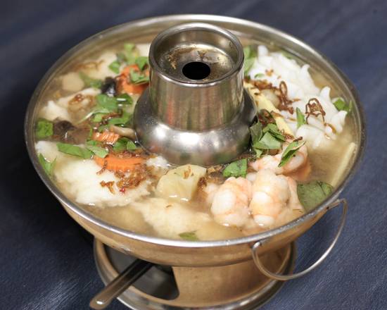 Order Tamarind Seafood Hot Pot food online from Ginger Cafe store, Sunnyvale on bringmethat.com
