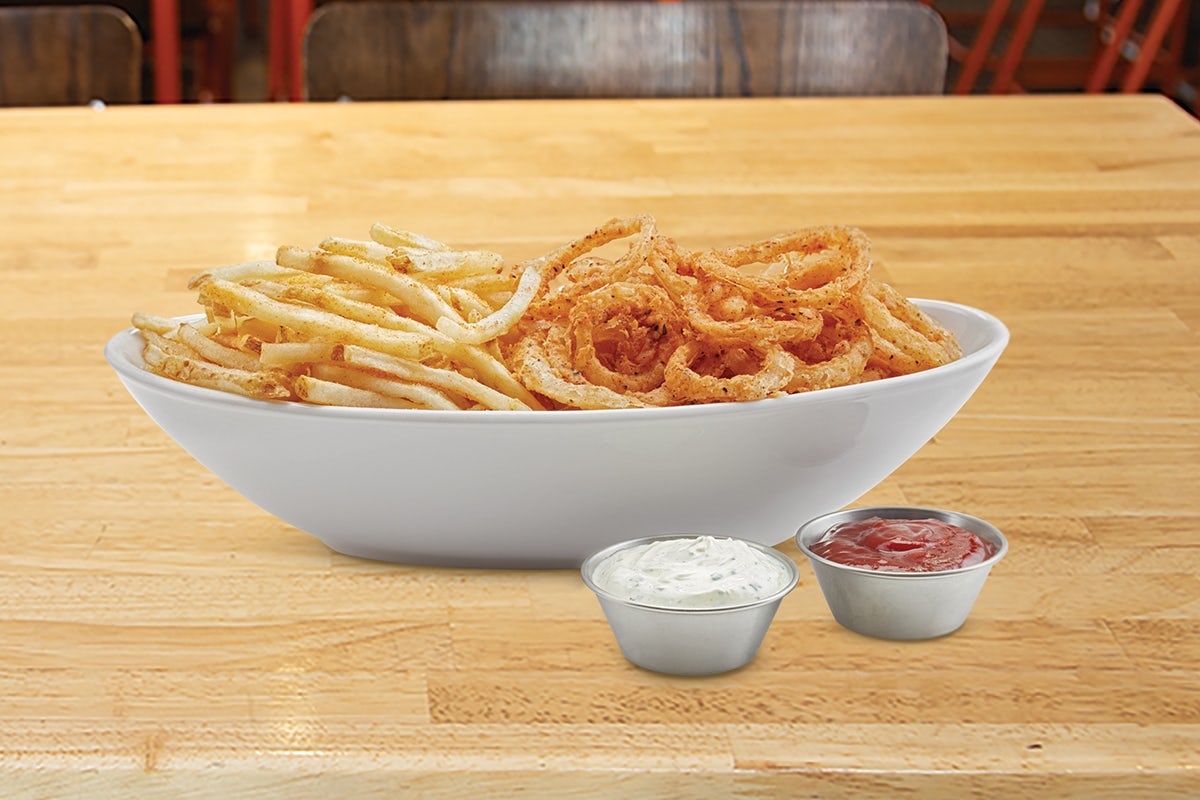 Order Fries + Fried Onion Strings food online from The Counter store, Toluca Lake on bringmethat.com