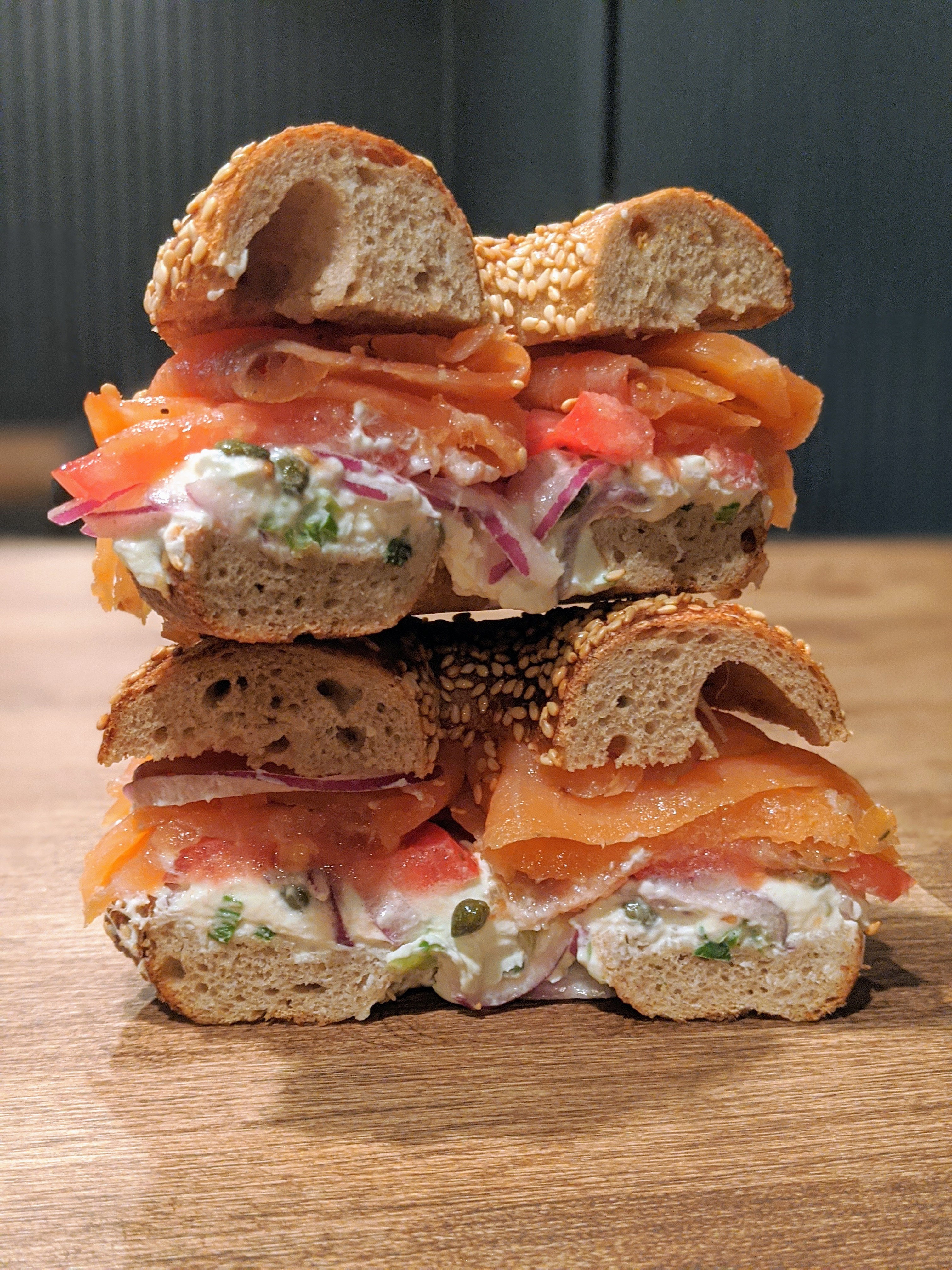 Order Lox with Love food online from The Bagelry At Olmo Kitchen store, New Haven on bringmethat.com