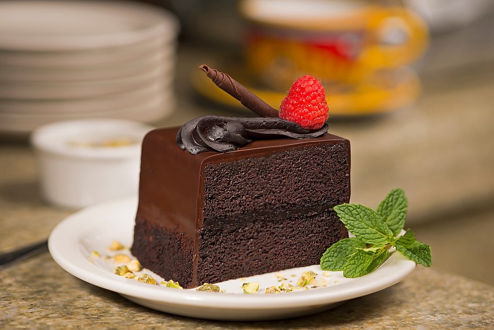 Order Vegan Chocolate Cake slice food online from Urth Caffe store, West Hollywood on bringmethat.com