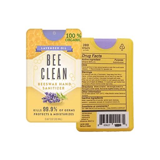 Order Bee Clean Hand Sanitizer Spray (EACH) 132332 food online from Bevmo! store, Pasadena on bringmethat.com