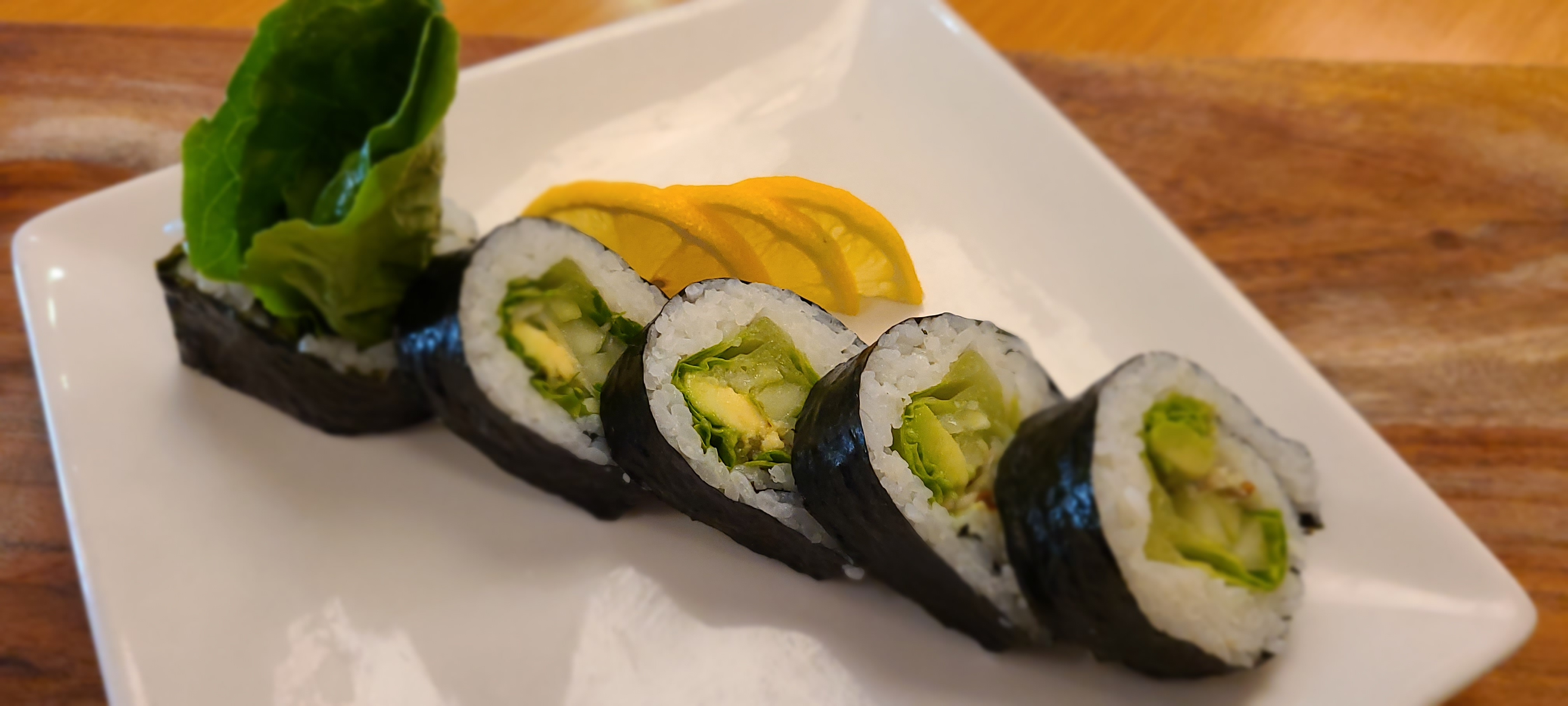 Order V5. Vegetarian Roll(5pcs) food online from Hello Sushi store, Fullerton on bringmethat.com