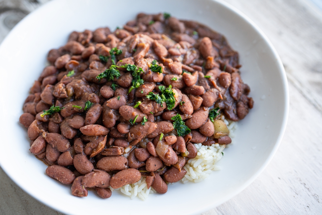 Order Red Beans ＆ Rice food online from Po Boy Jim store, Washington on bringmethat.com