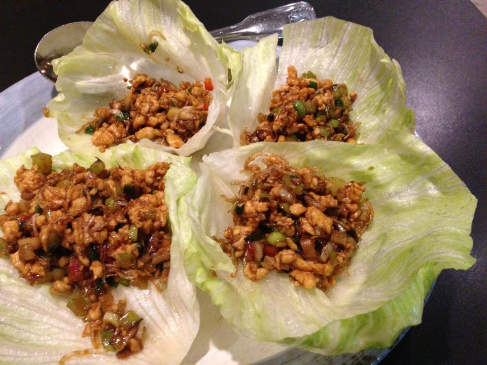 Order Minced Chicken with Lettuce food online from Cafe Panda Garden store, Houston on bringmethat.com