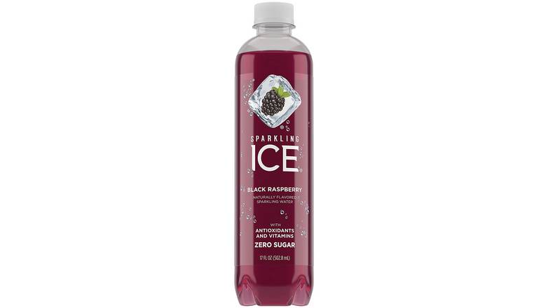 Order Sparkling Ice Sparkling Water Black Raspberry food online from Exxon Constant Friendship store, Abingdon on bringmethat.com