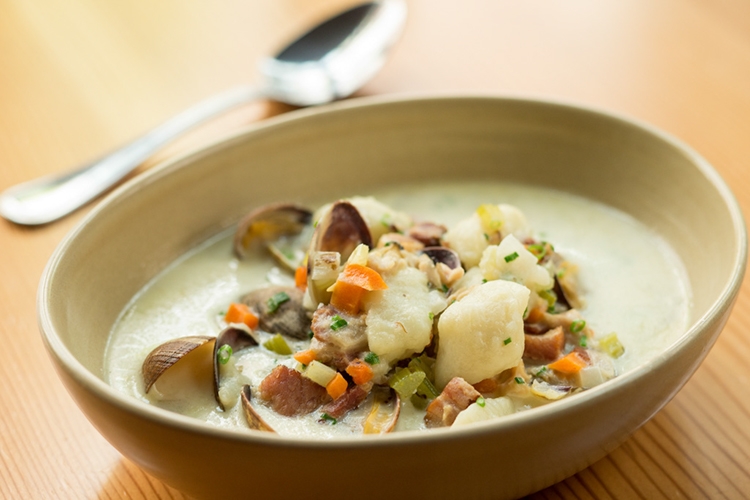 Order Clam Chowder food online from Southpark Seafood store, Portland on bringmethat.com