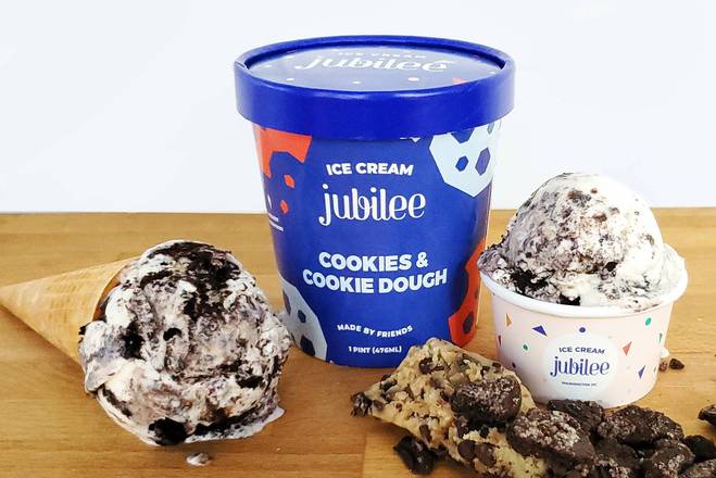 Order Cookies and Cookie Dough (Pint) food online from Ice Cream Jubilee store, Arlington on bringmethat.com