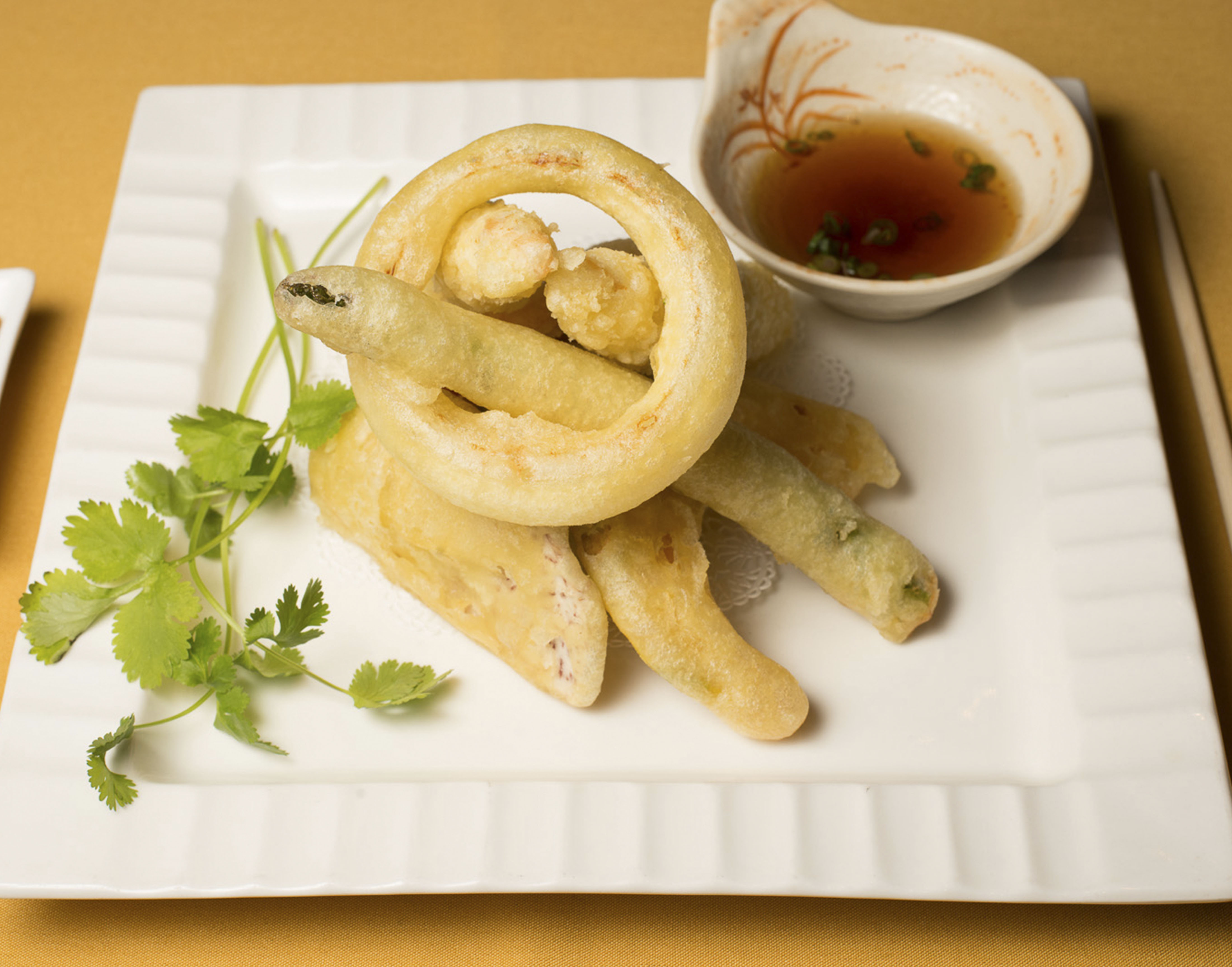 Order 6. Vegetable Tempura food online from Ginza Sushi & Grill store, Denver on bringmethat.com