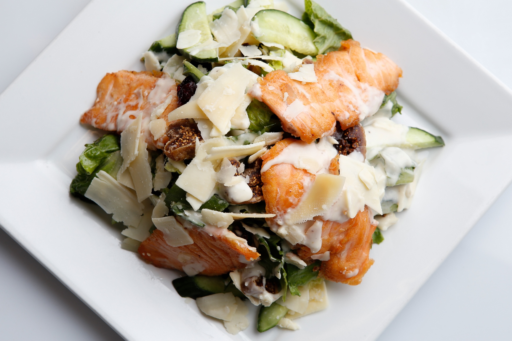 Order Seared Salmon Salad food online from Innovation Catering store, Springfield on bringmethat.com