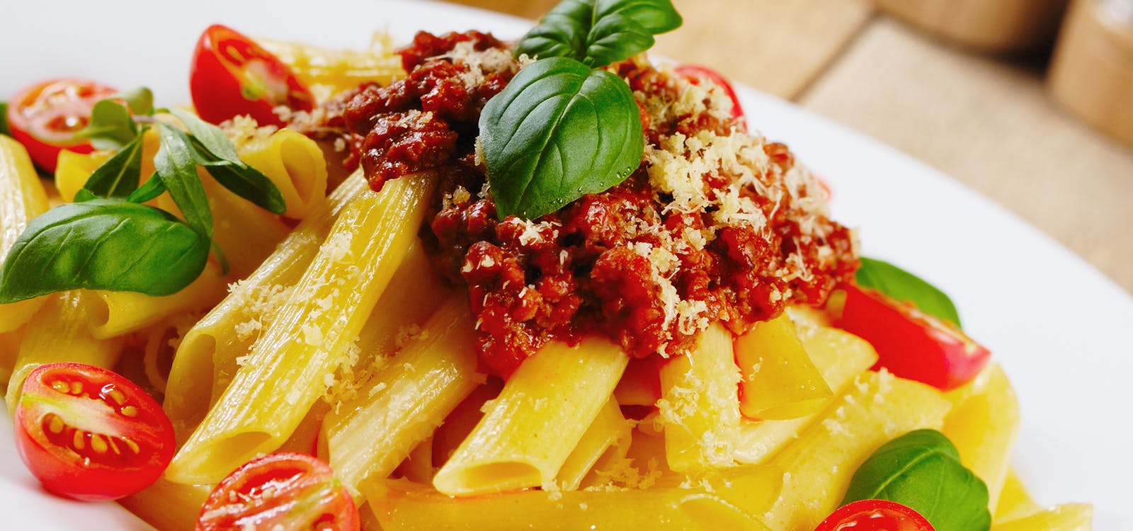 Order Pasta with Meat Sauce - Pasta food online from Pizza Town store, Newark on bringmethat.com