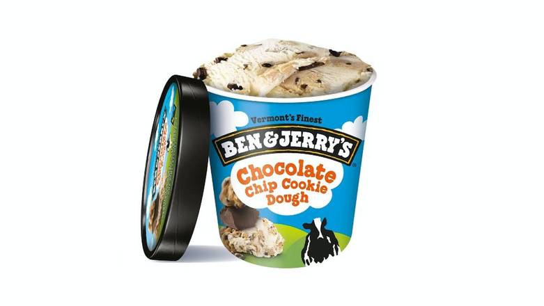 Order Ben and Jerrys Chocolate Chip Cookie Dough Pint food online from Royal Farms store, Rehoboth Beach on bringmethat.com