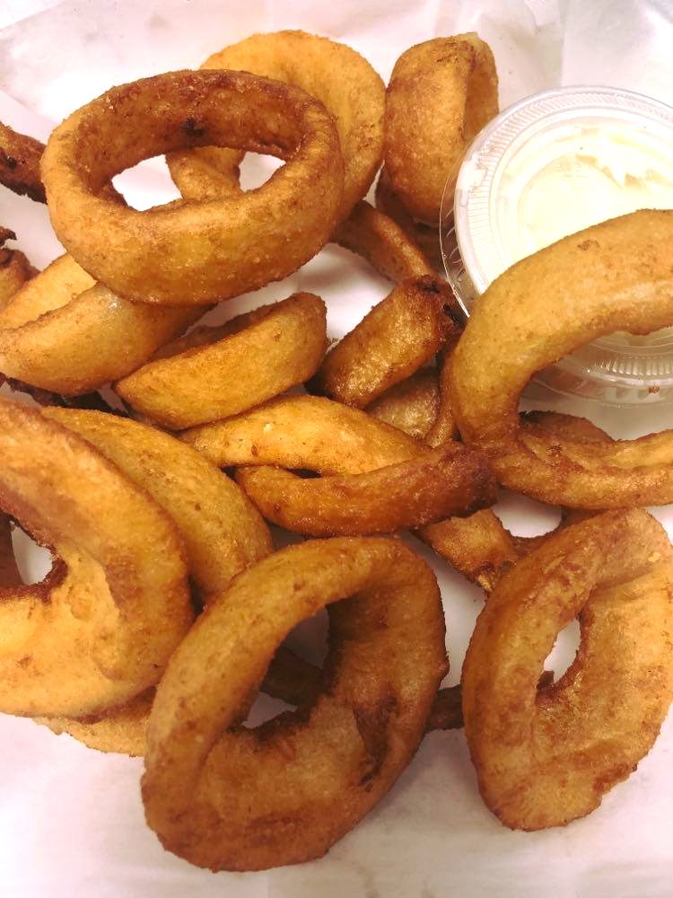 Order Onion Rings food online from Sgt. Peppers Cafe store, Edwardsville on bringmethat.com