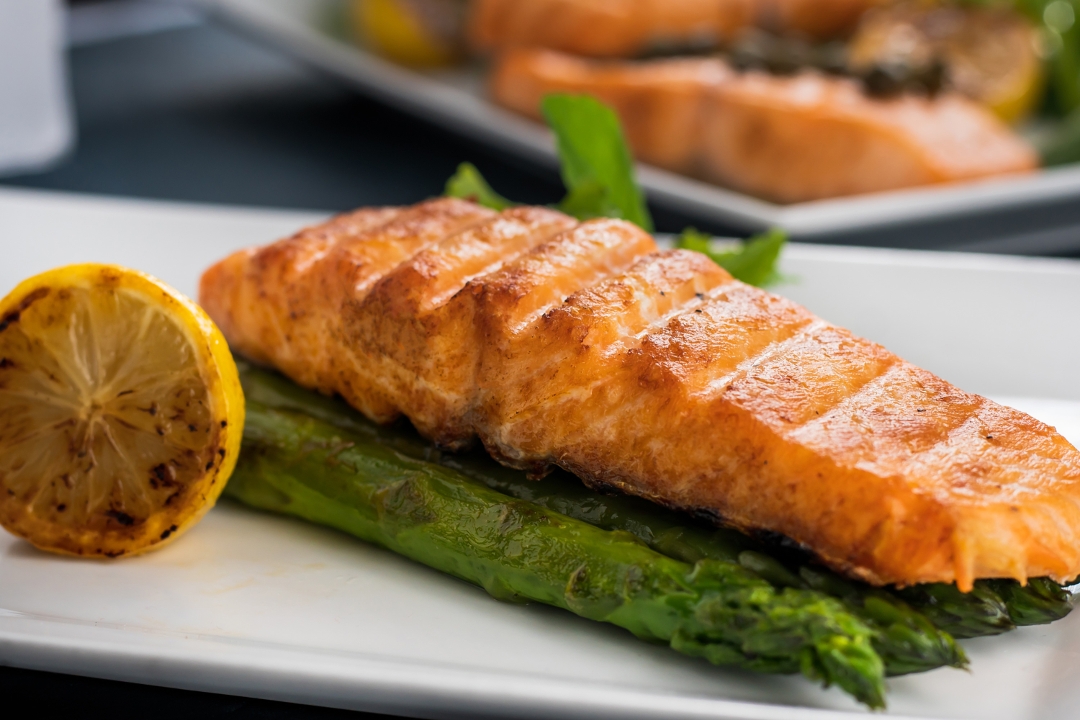 Order Grilled Salmon food online from Estancia Brazilian Steakhouse store, Austin on bringmethat.com