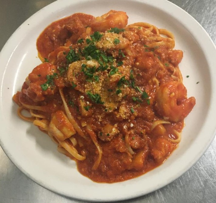 Order Seafood Pasta food online from Docks Bar & Grill store, Wauconda on bringmethat.com
