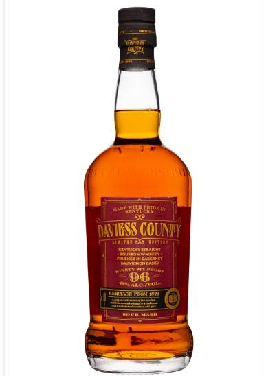 Order Daviess County Bourbon: Limited Edition Daviess County Cabernet Sauvignon Finish 750ml food online from Windy City Liquor Market store, El Cajon on bringmethat.com