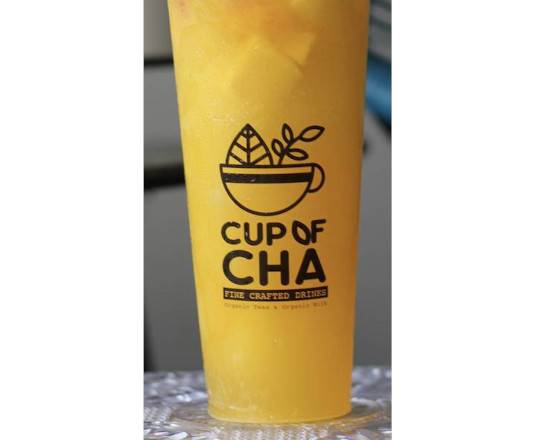 Order Tropical Paradise Slush (Mango Star Jelly) food online from Cup Of Cha Tea House store, Monrovia on bringmethat.com