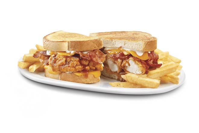 Order Legendary Honey BBQ Chicken SuperMelt® food online from Friendly's store, Florence on bringmethat.com