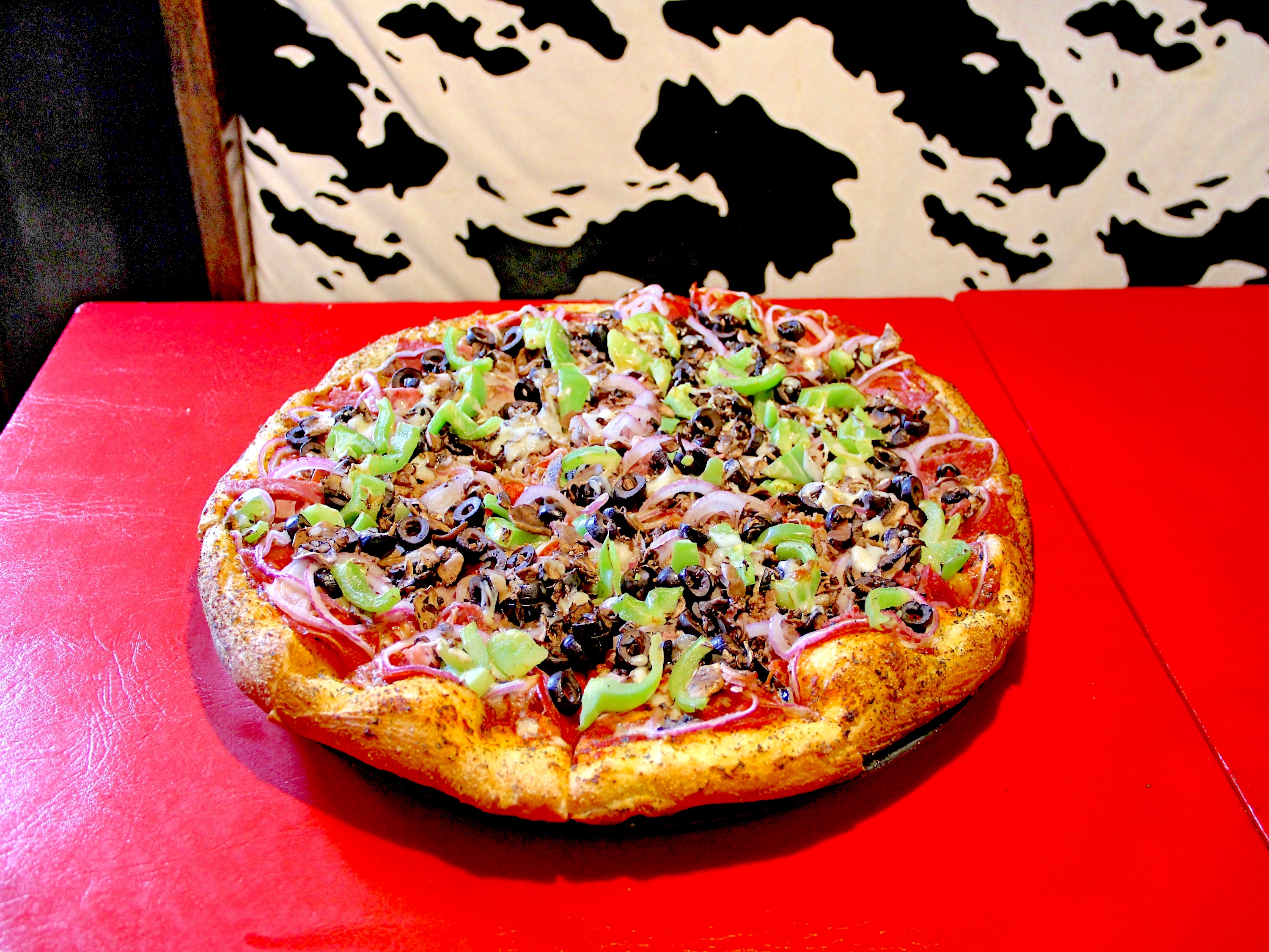 Order The Unlucky Cow Pizza food online from Cross Eyed Cow Pizza store, Oro Grande on bringmethat.com