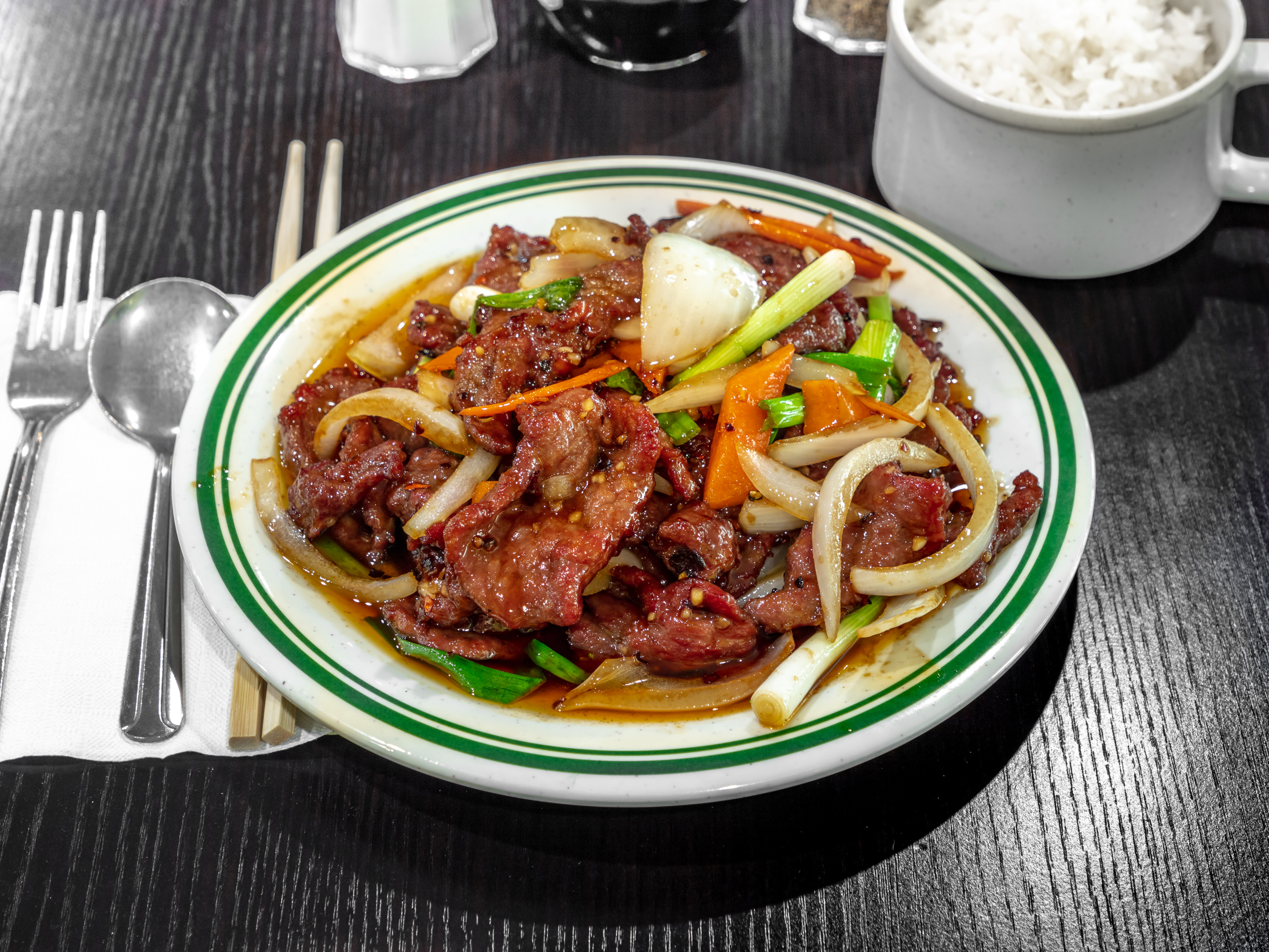 Order S7. Mongolian Beef food online from Asian Buffet store, Watauga on bringmethat.com