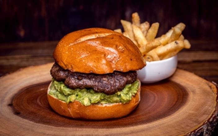 Order Holy Guac Burger food online from Holy Schnitzel store, New York on bringmethat.com