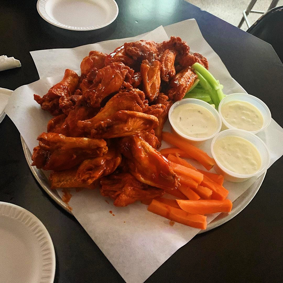 Order Hot Buffalo Wings food online from South Loop Club store, Chicago on bringmethat.com