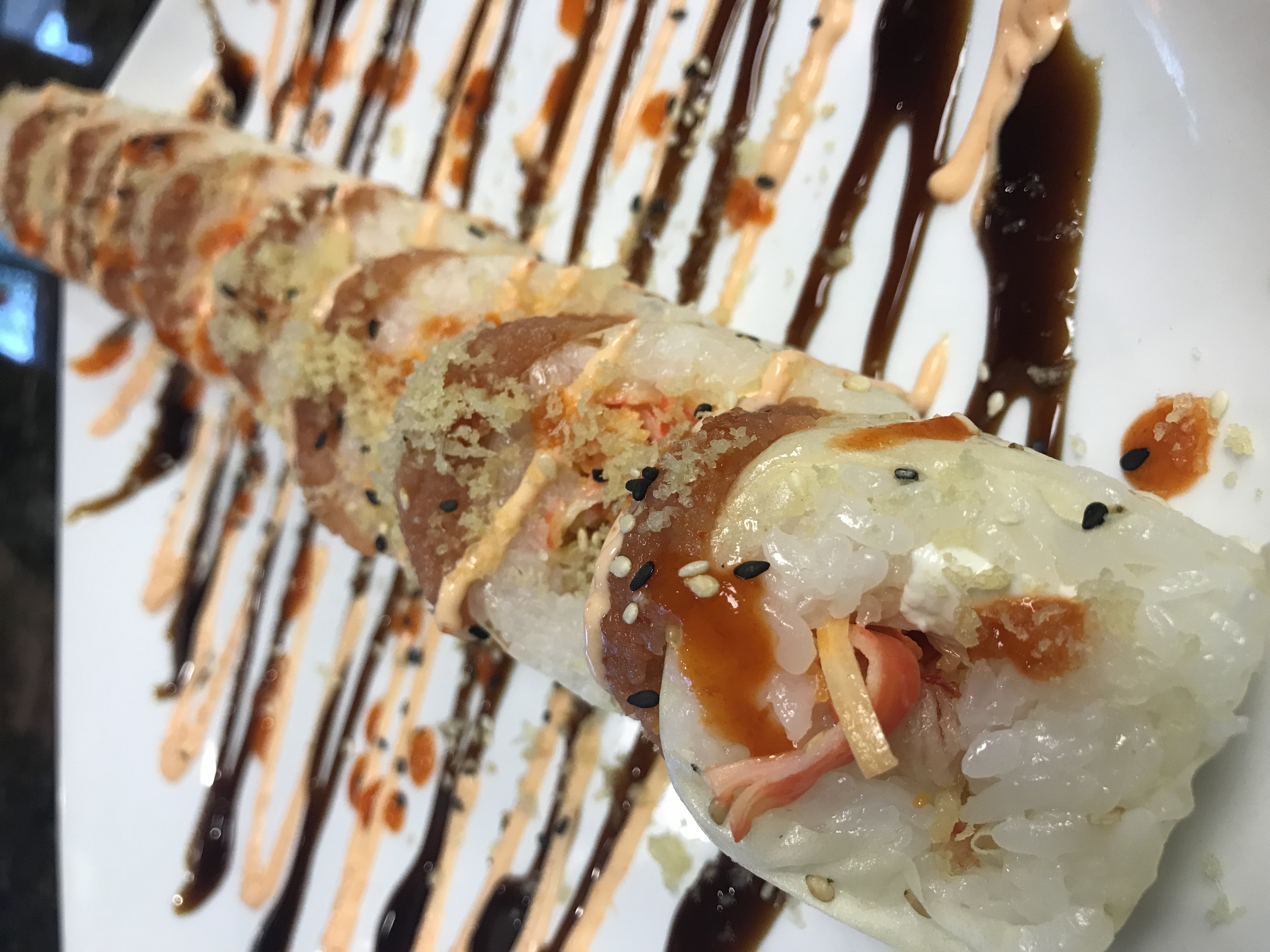 Order Crab Dragon Roll food online from Okinawa store, Adairsville on bringmethat.com
