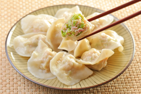Order Pork Cabbage Dumpling 水饺 food online from Hunan Gate store, Arlington on bringmethat.com