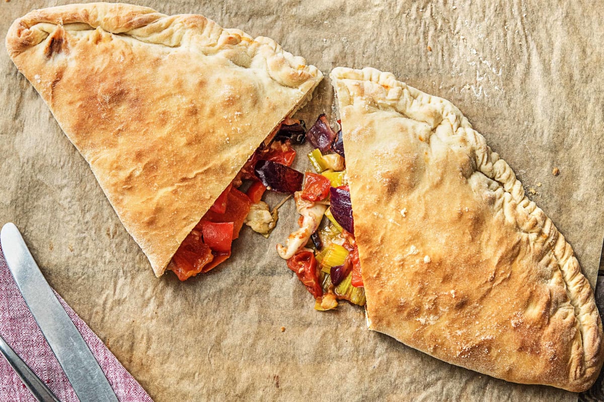 Order Veggie Calzone food online from Milano Pizza Callery store, Evans City on bringmethat.com