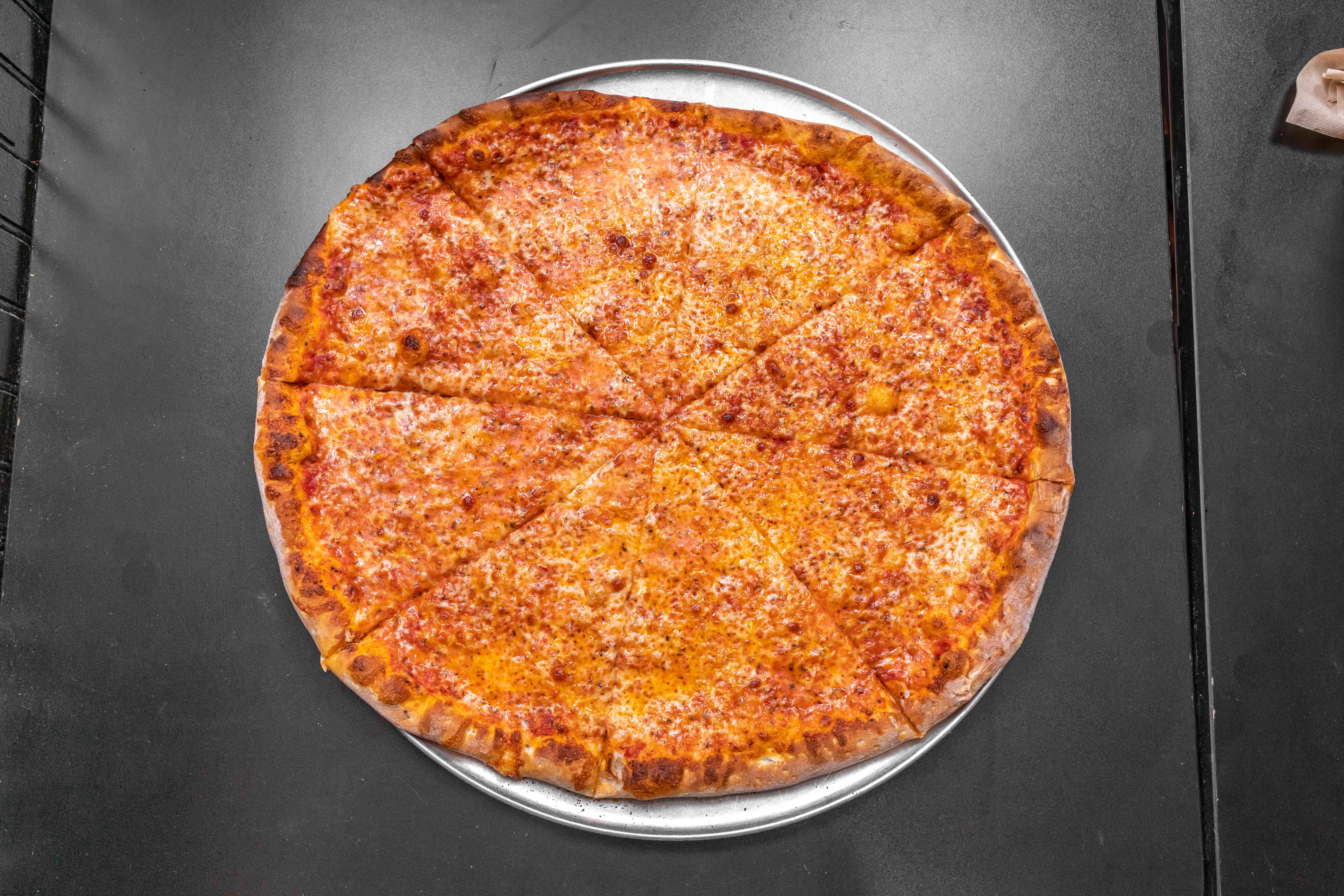 Order Regular Cheese Pizza - Small 16'' food online from Ruffrano Hell Kitchen Pizza store, Colorado Springs on bringmethat.com