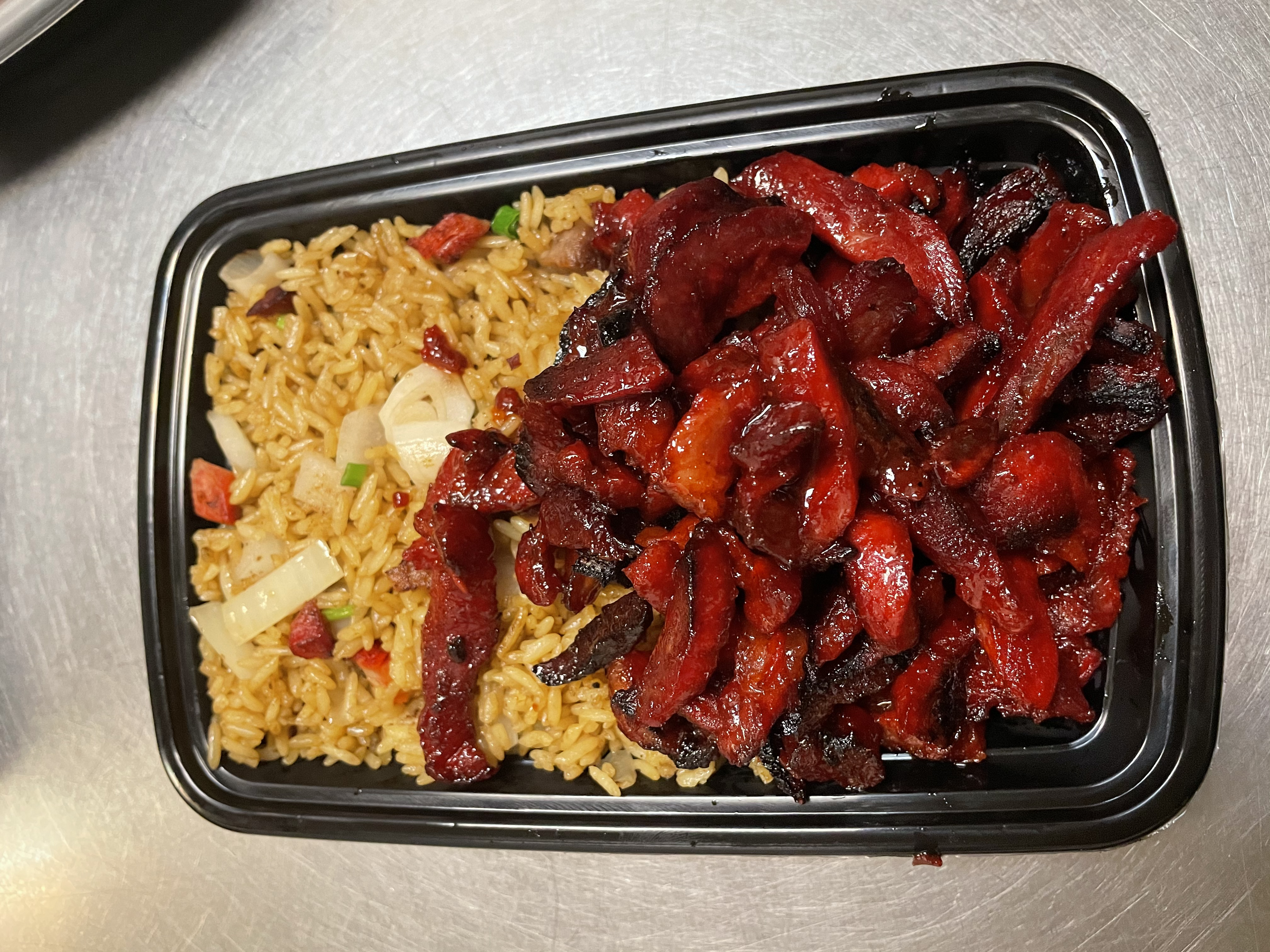 Order C17. Boneless Spare Ribs Combination Platter food online from Great Wall store, Blauvelt on bringmethat.com