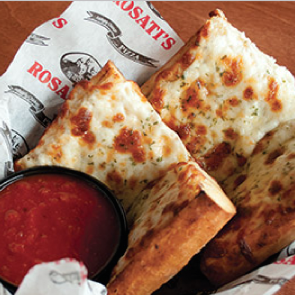 Order Garlic Bread with Cheese food online from Rosati Pizza store, Crystal Lake on bringmethat.com