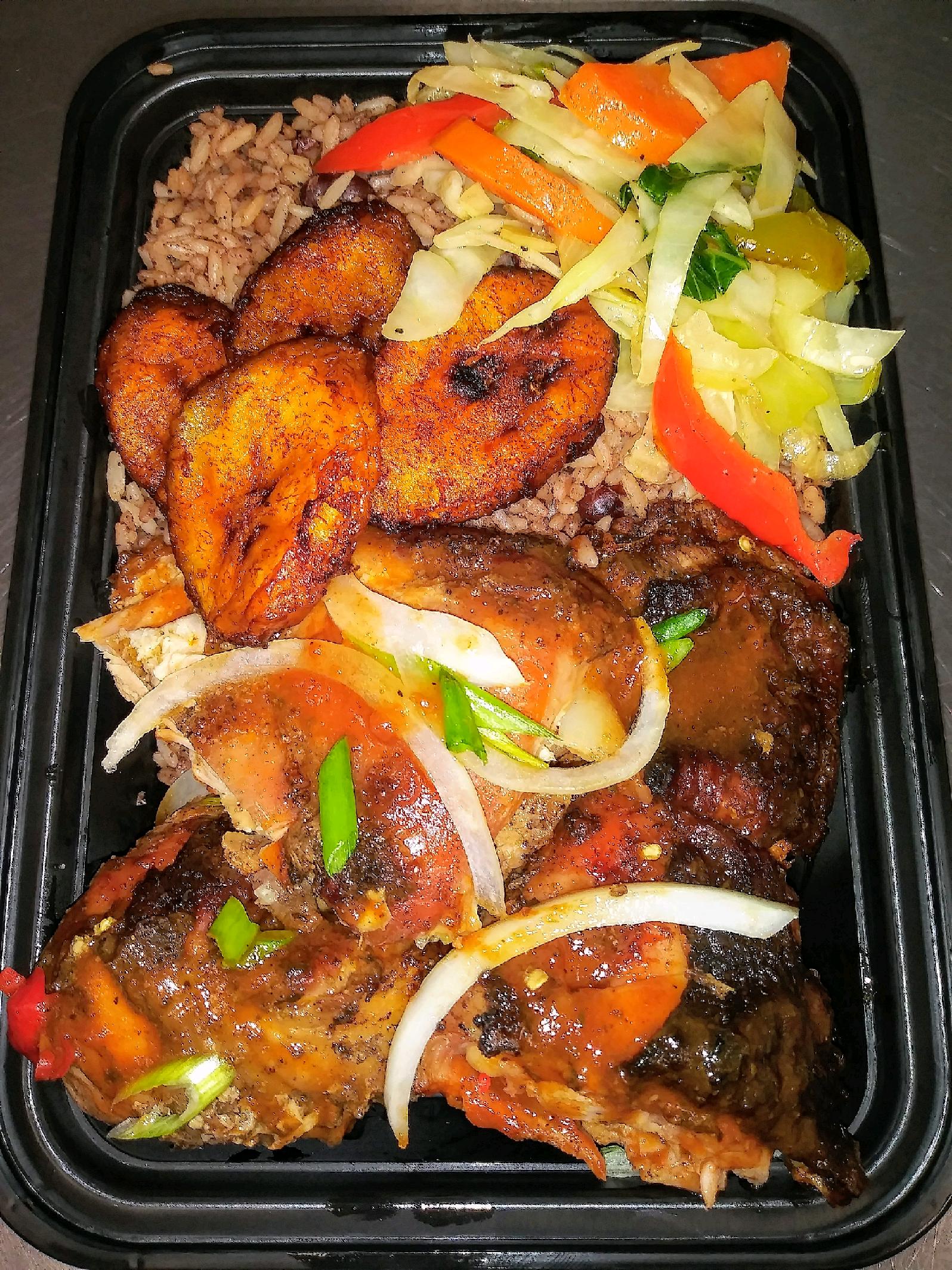 Order Jerk Chicken Side order food online from Caribbean Quizine store, West Nyack on bringmethat.com