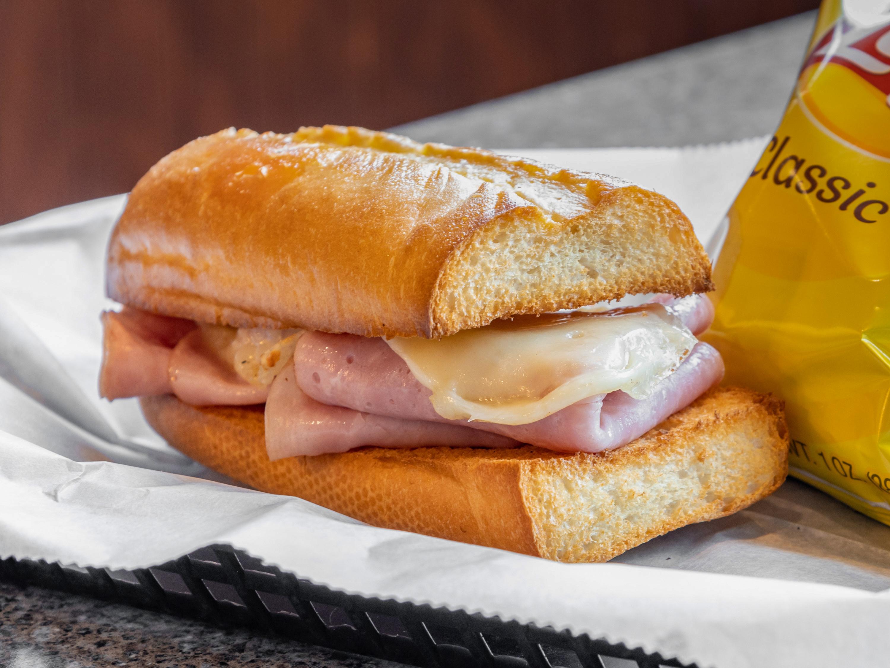 Order Hot Classic Ham and Cheese Sandwich food online from Chicago Pizza store, Speedway on bringmethat.com