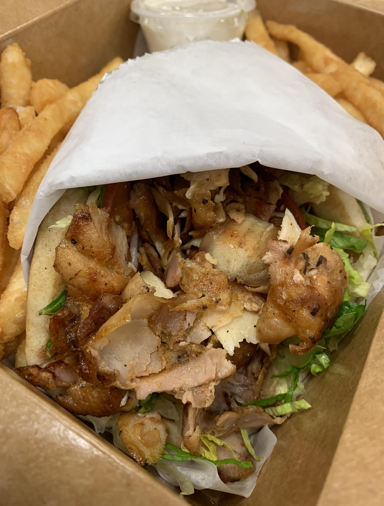Order CHICKEN GYRO(SPECIAL) food online from Valley Fresh store, West Orange on bringmethat.com
