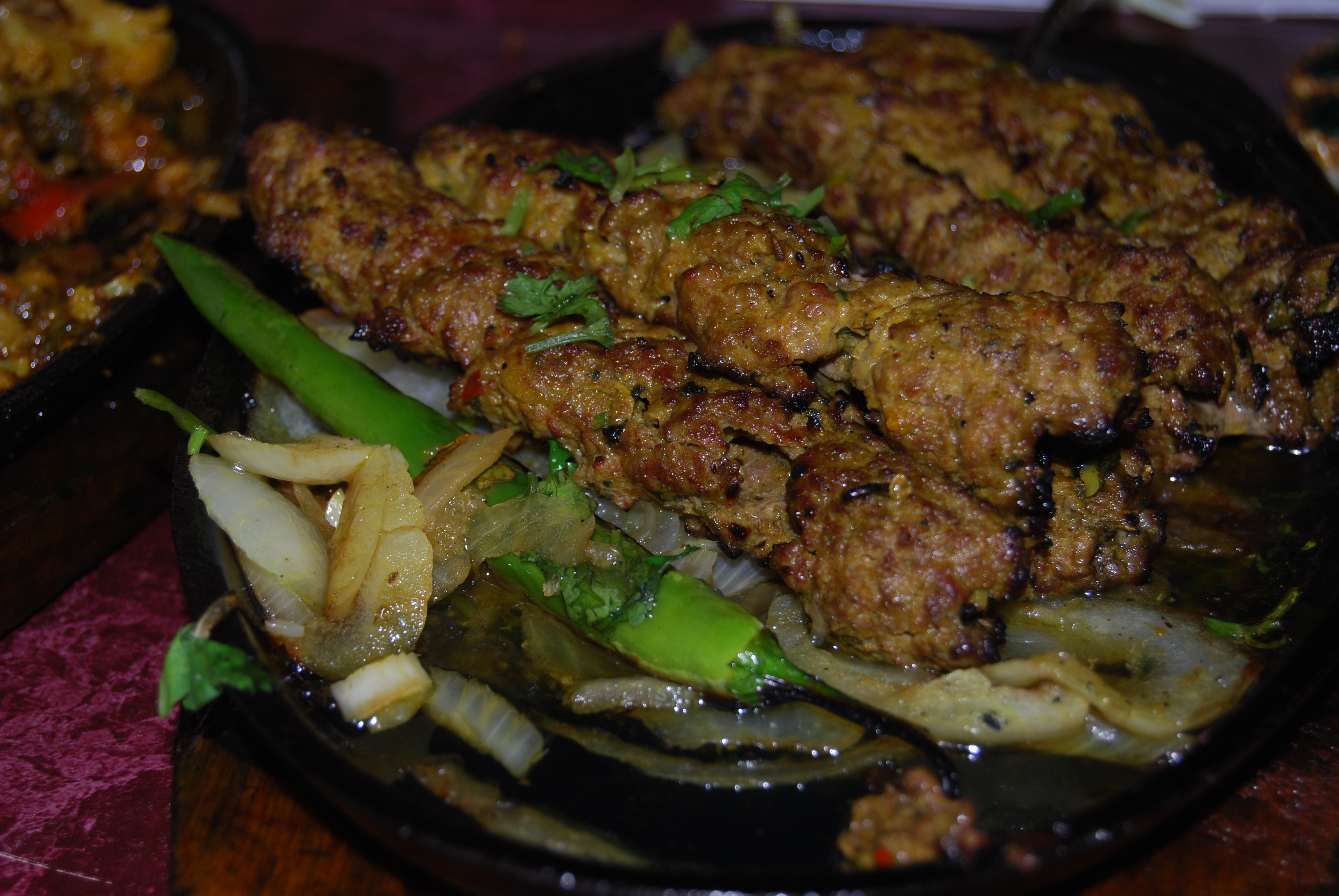 Order Tandoor -  Lamb (Shiek Kabob) food online from Indian Street Cafe store, San Jose on bringmethat.com