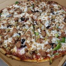 Order The Works Pizza food online from Dan Pizza Co store, Webster on bringmethat.com