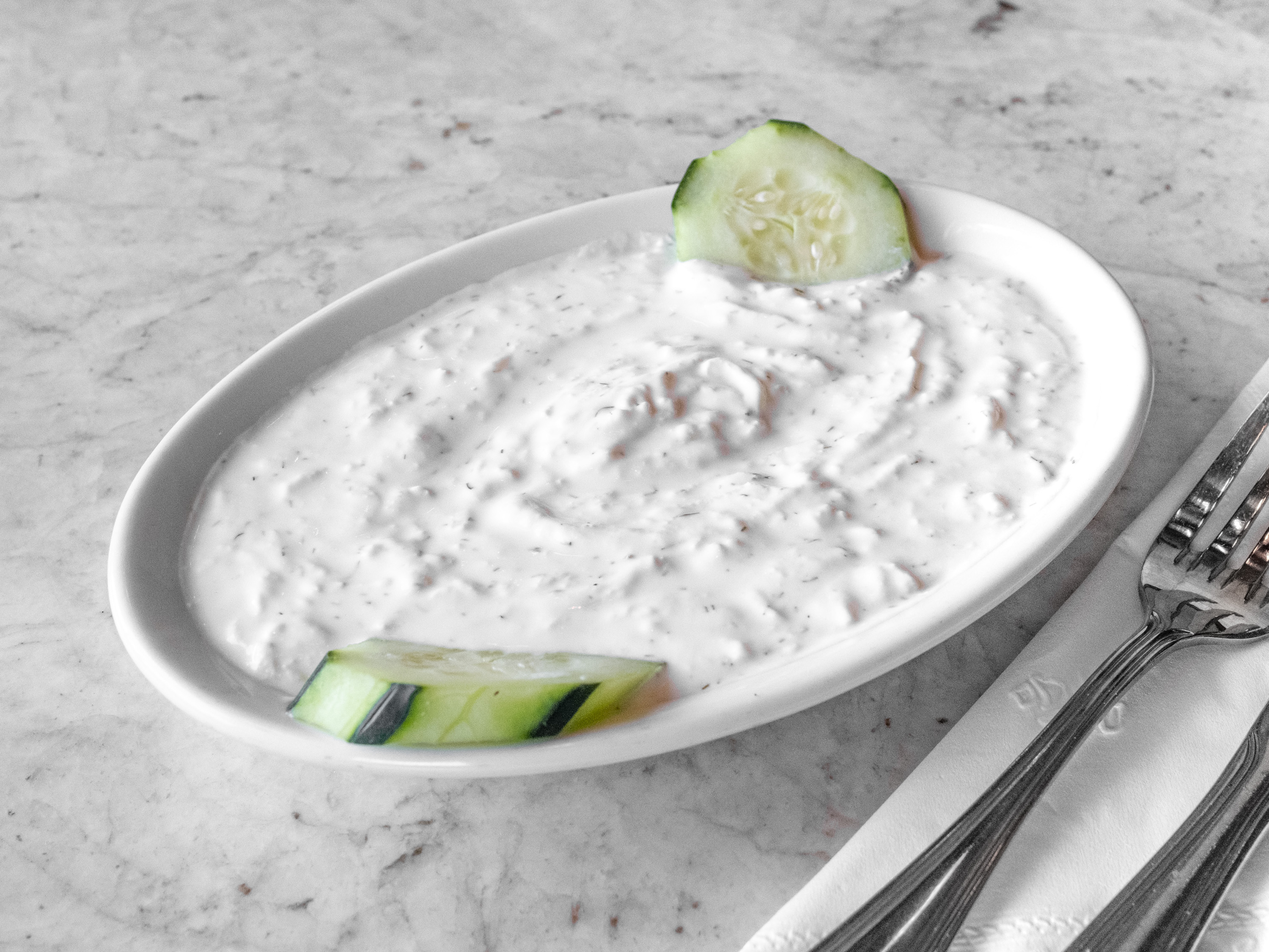 Order Tzatziki Spread food online from Cafe Athena store, San Diego on bringmethat.com