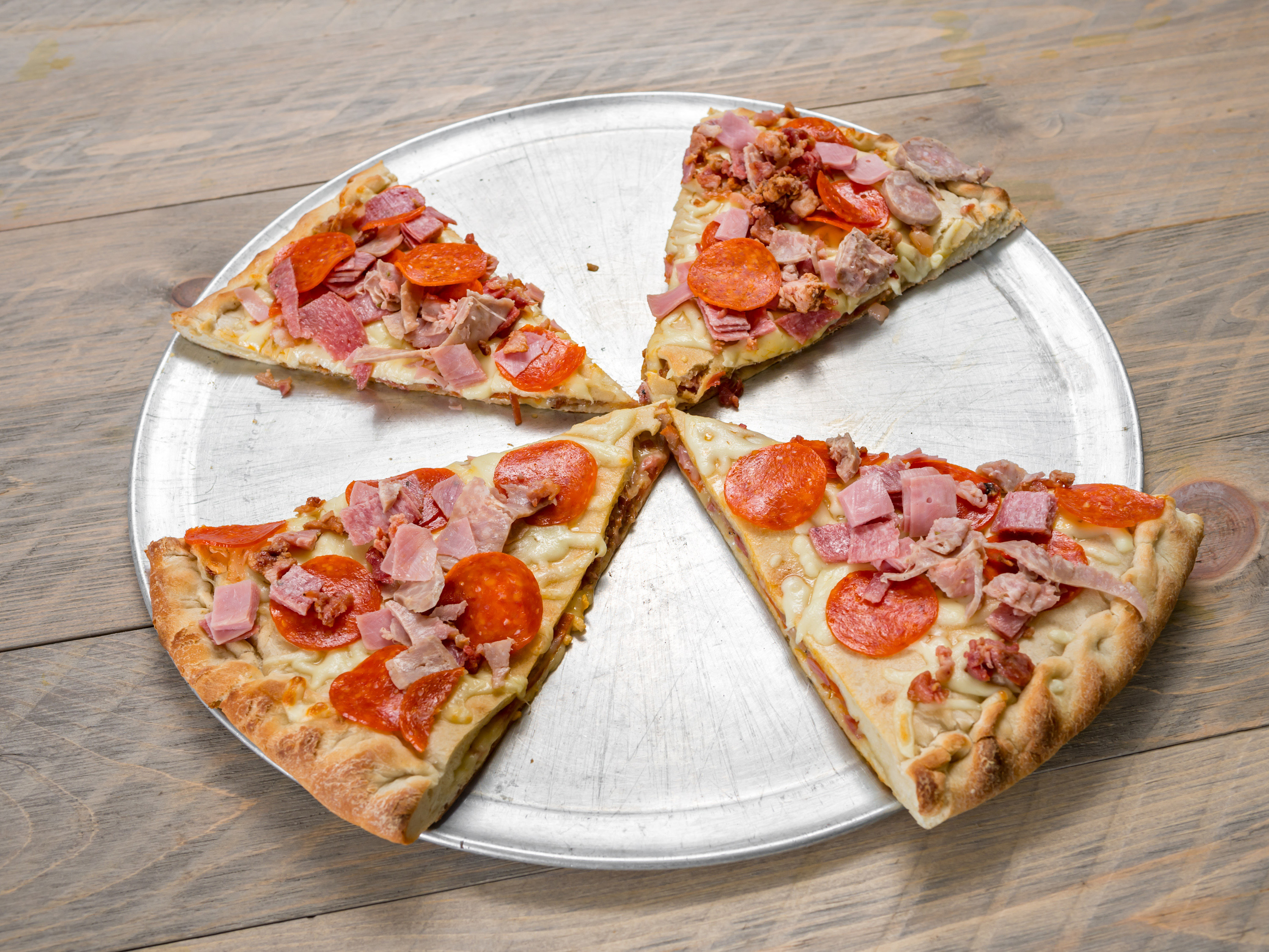 Order Meat Lovers Pizza food online from Sarina Pizza store, Mohnton on bringmethat.com