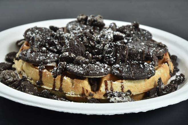 Order Oreo Waffle food online from Crepes & Waffles store, Albuquerque on bringmethat.com