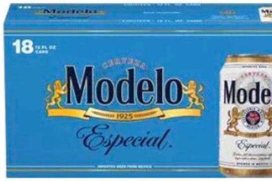 Order Modelo Especial, 18pk-12oz can beer (4.4% ABV) food online from Cold Spring Liquor store, Liberty Hill on bringmethat.com