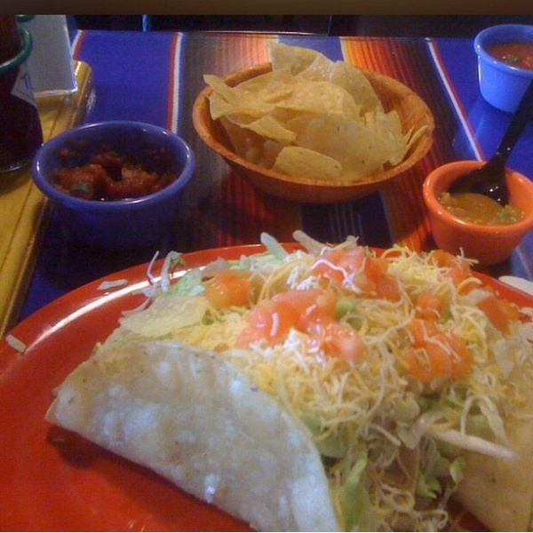Order Lightly Fried Tacos food online from Cucamonga Taco Hut store, Rancho Cucamonga on bringmethat.com