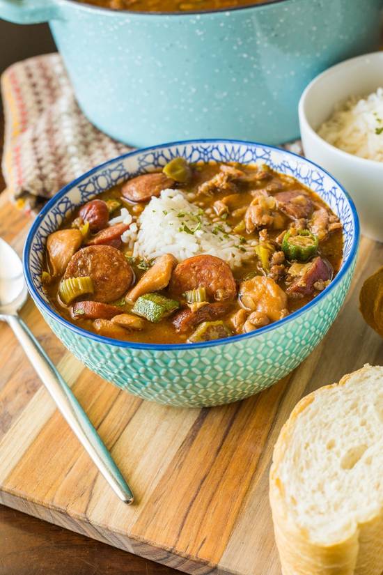 Order Chicken and Sausage Gumbo food online from The Modern Southern Table store, Columbus on bringmethat.com