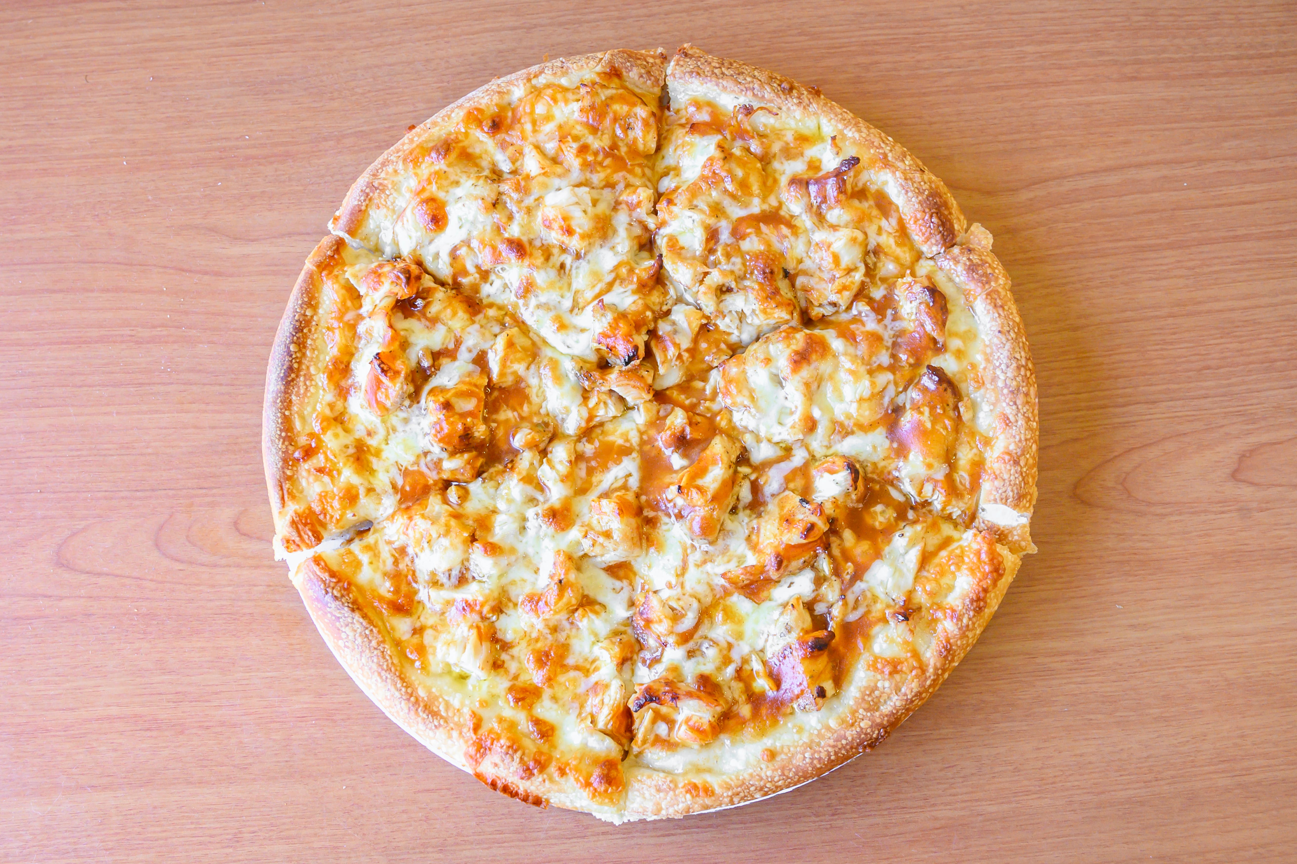 Order BBQ Grilled Chicken Pizza - Small 10" food online from Steve Famous Roast Beef & More store, Haverhill on bringmethat.com