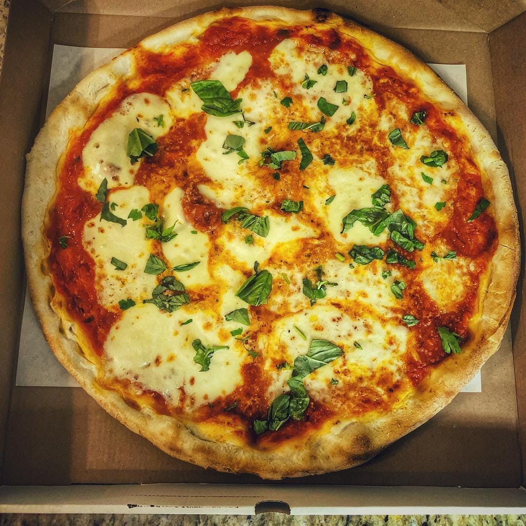 Order Margherita Pizza - Large 16" food online from That Amore Trattoria store, Toms River on bringmethat.com