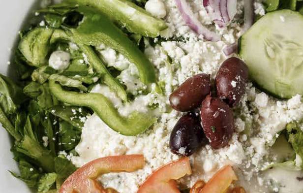 Order Feta Cheese Salad food online from Albasha Greek & Lebanese Café store, Covington on bringmethat.com